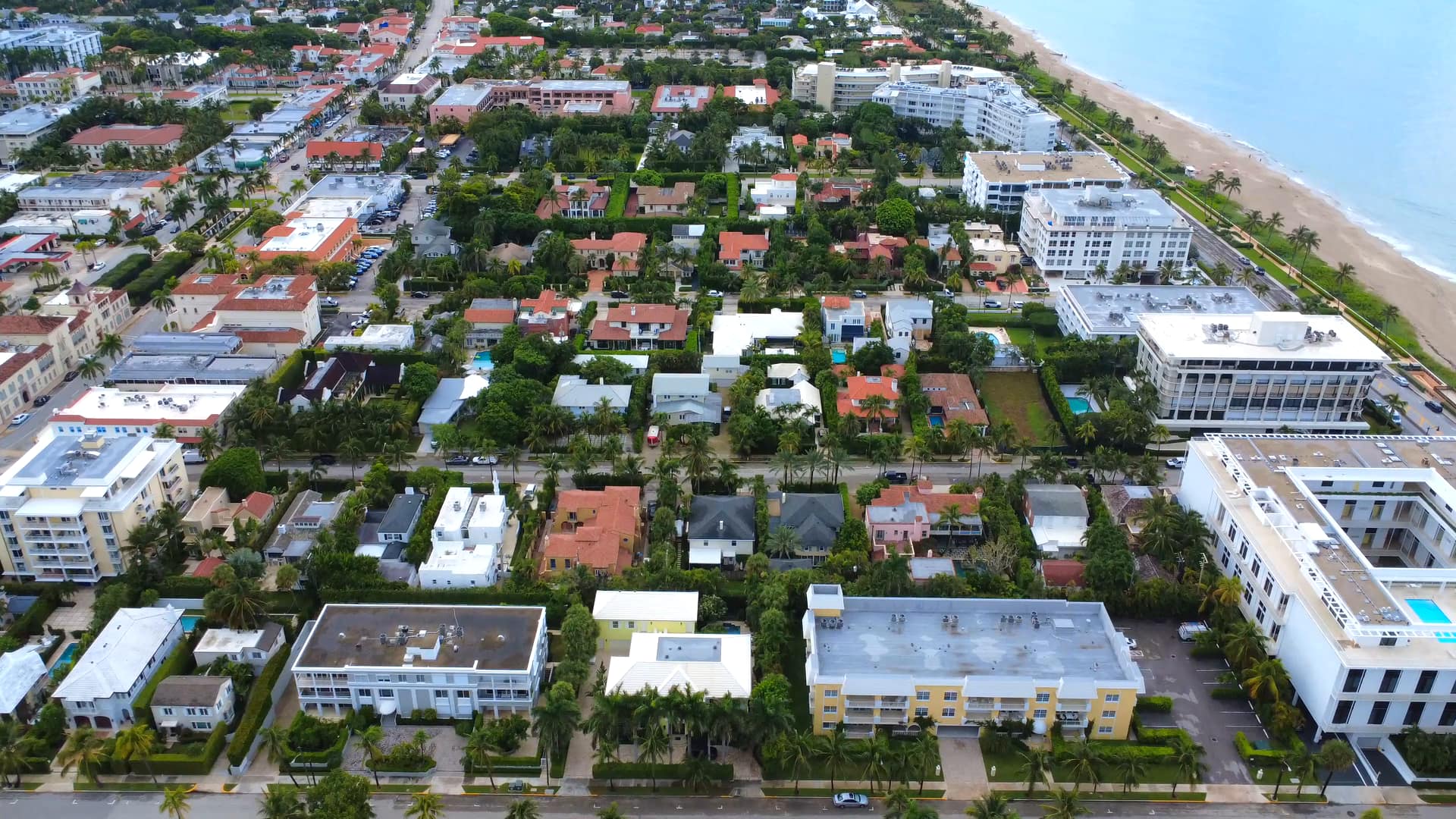 Mid-rise residences a few blocks from Worth Avenue, Palm Beach